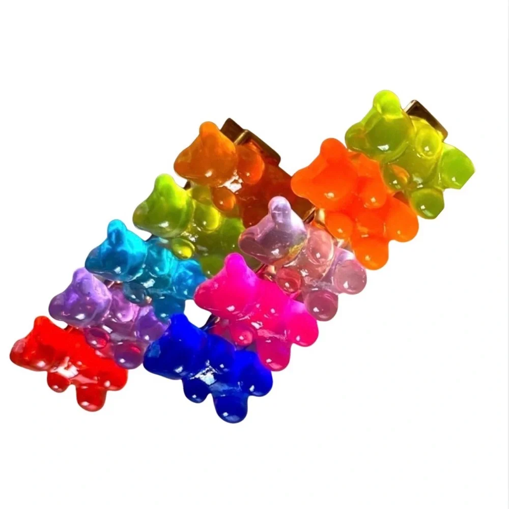 BARRETTES: Gummy Bear, NIP